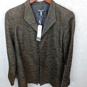 Eileen Fisher Black and Gold Jacket